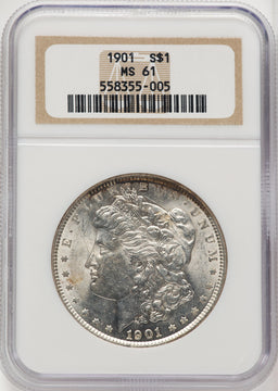 1901 Morgan Dollar NGC MS61