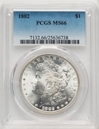 1882 Morgan Dollar PCGS MS66 (507051023)