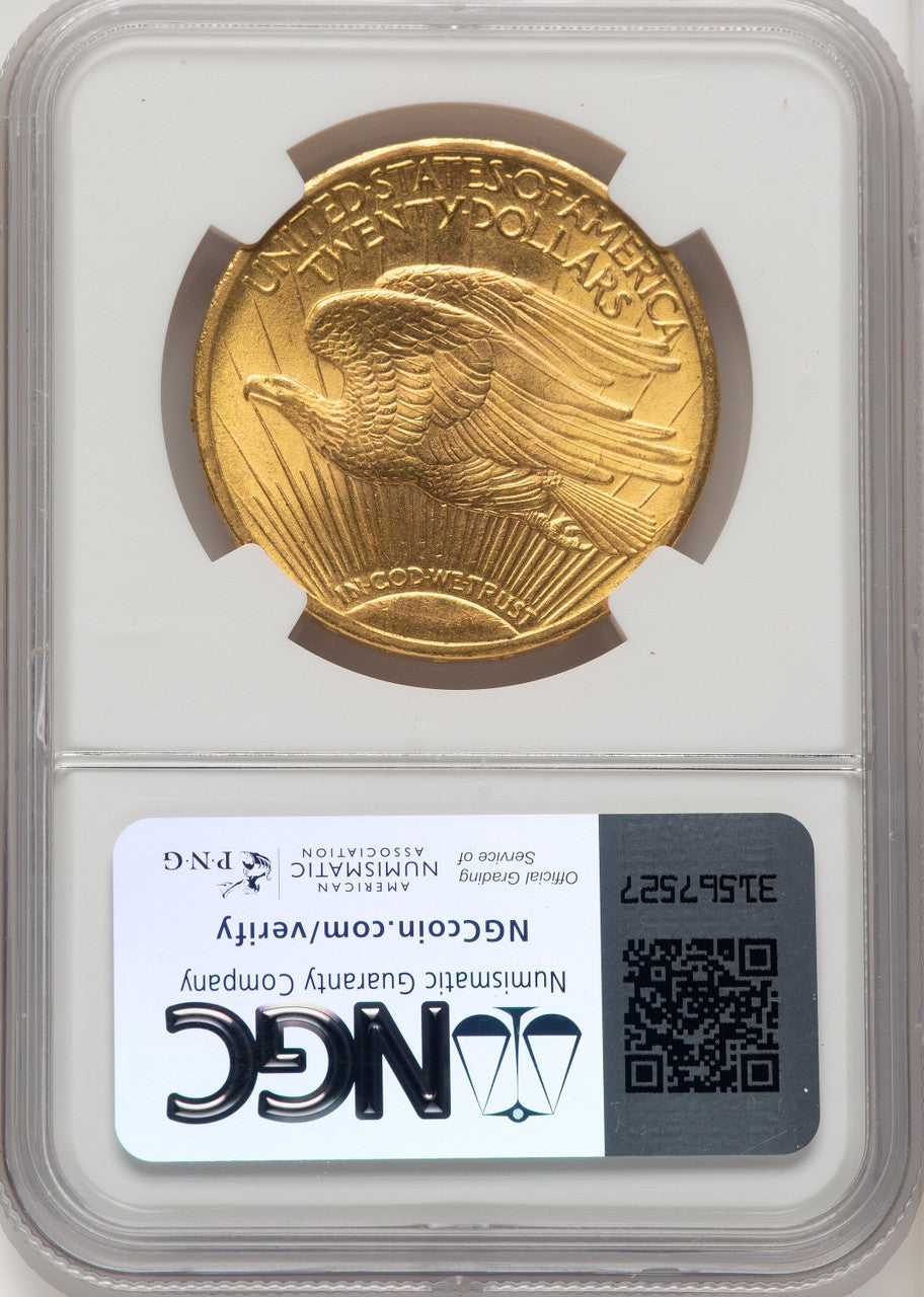 1911 $20 Saint-Gaudens Double Eagle NGC MS65 (774116001)