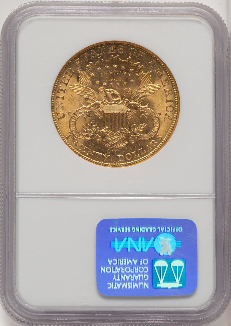 1904-S $20 CAC Liberty Double Eagle NGC MS64 (773696007)