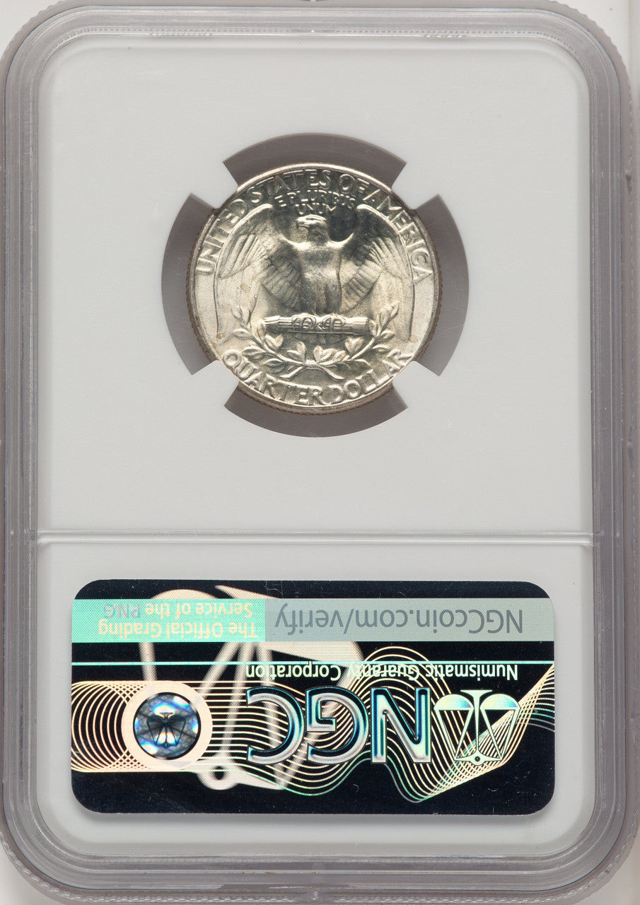 1944 25C Brown Label Washington Quarter NGC MS68