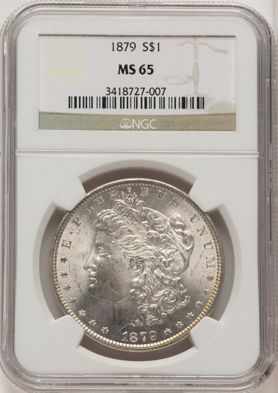 1879 Morgan Dollar NGC MS65