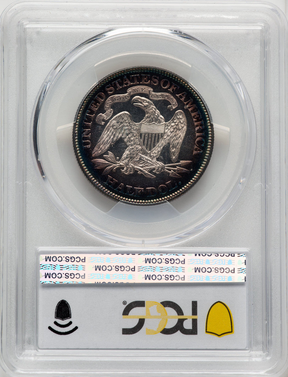 1876 50C Proof Seated Half Dollar PCGS PR66