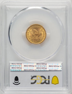 1893 $2.50 Liberty Quarter Eagle PCGS MS66+