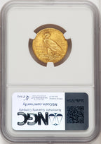 1911 $5 Indian Half Eagle NGC MS64 (506944005)