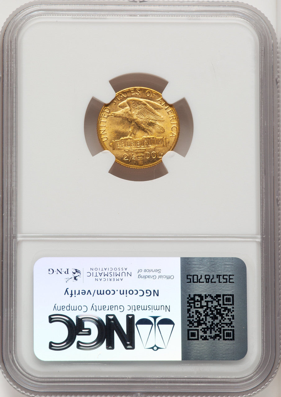 1915-S $2.50 Panama-Pacific Quarter Eagle Commemorative Gold NGC MS66 (519874005)