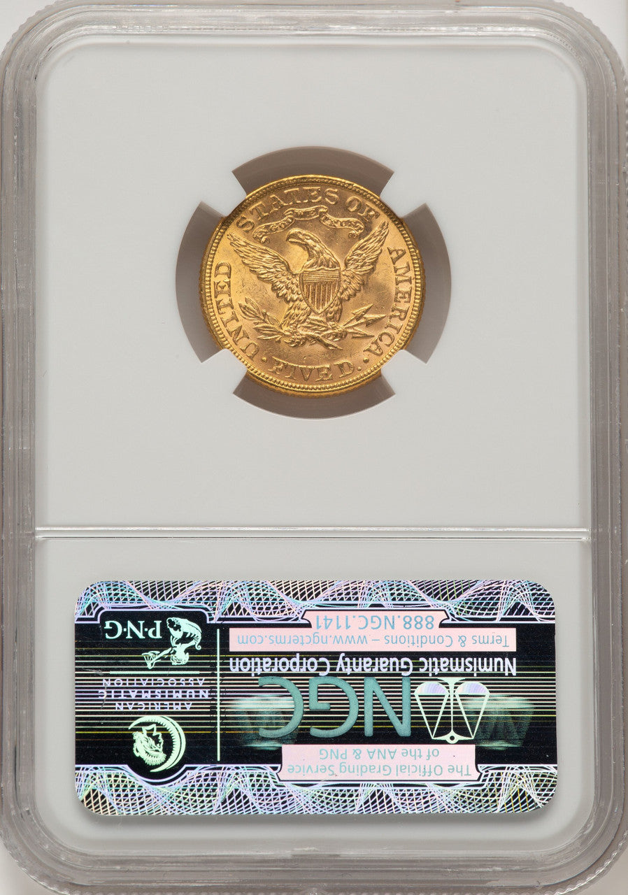 1896 $5 Liberty Half Eagle NGC MS63 (505886141)