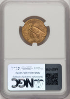 1909 $5 CAC Indian Half Eagle NGC MS63