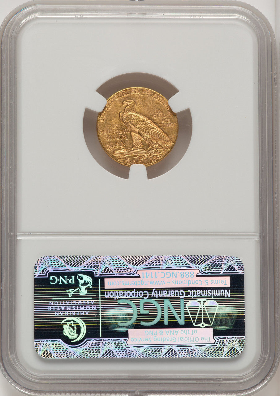 1915 $2.50 Indian Quarter Eagle NGC MS62 (505886142)