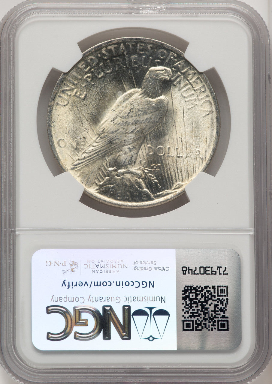 1923 Peace Dollar NGC MS66+