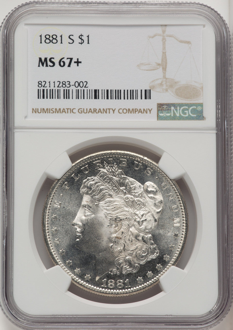 1881-S Morgan Dollar NGC MS67+ (773299006)