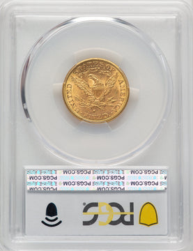 1887-S $5 Liberty Half Eagle PCGS MS63