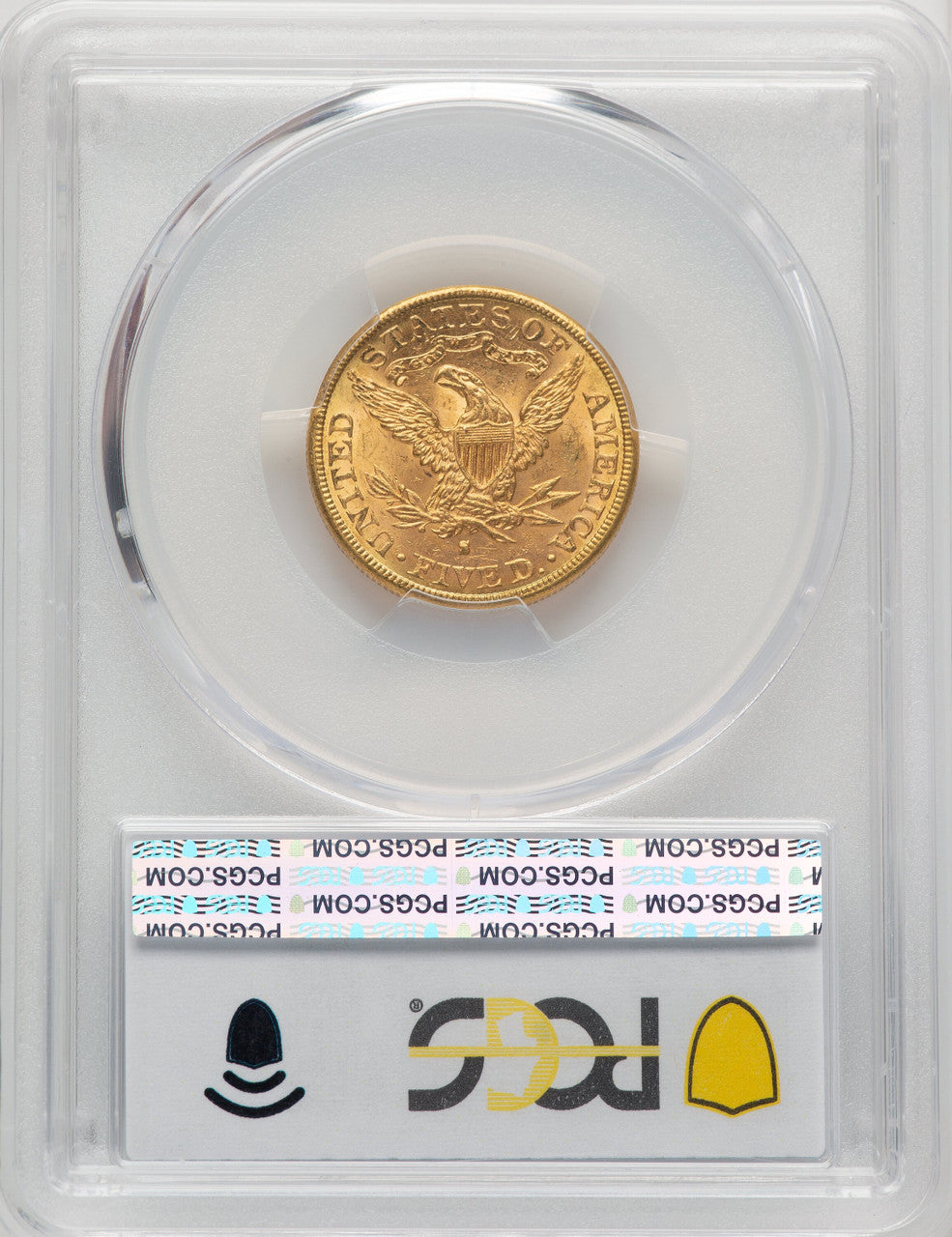 1887-S $5 Liberty Half Eagle PCGS MS63