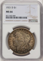 1921-D Morgan Dollar NGC MS66 (773473006)