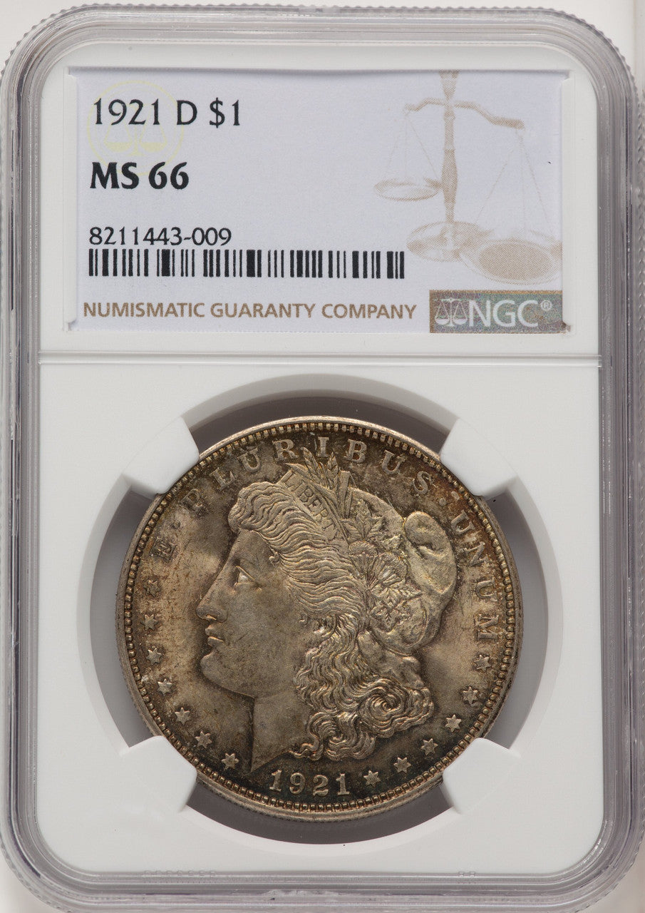 1921-D Morgan Dollar NGC MS66 (773473006)