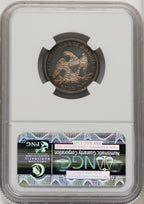 1862 25C CA Proof Seated Quarter NGC PR68