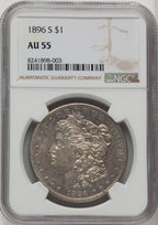 1896-S Morgan Dollar NGC AU55