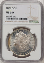 1879-O Morgan Dollar NGC MS64+
