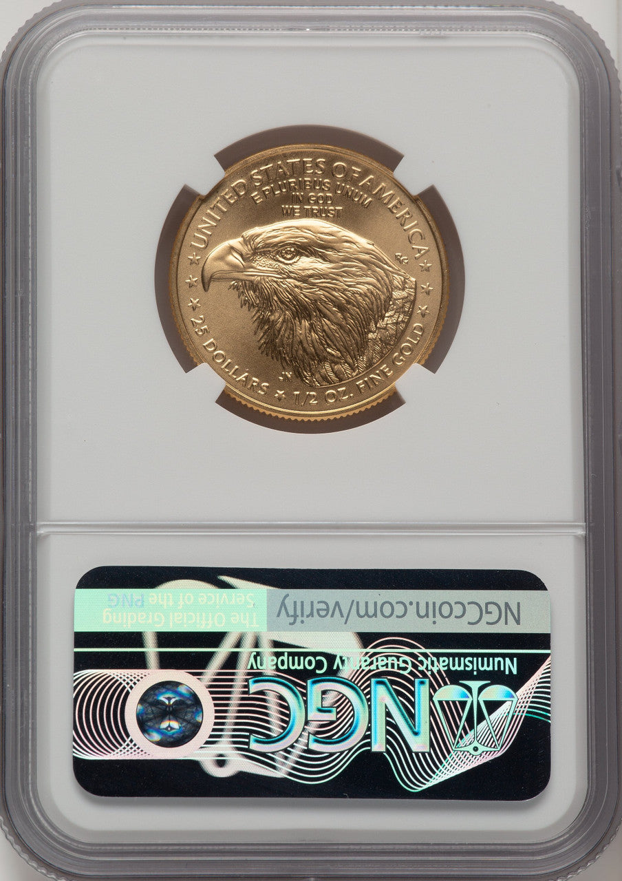 2023 Gold Eagle 1/2 oz FDI Mike Castle NGC MS70