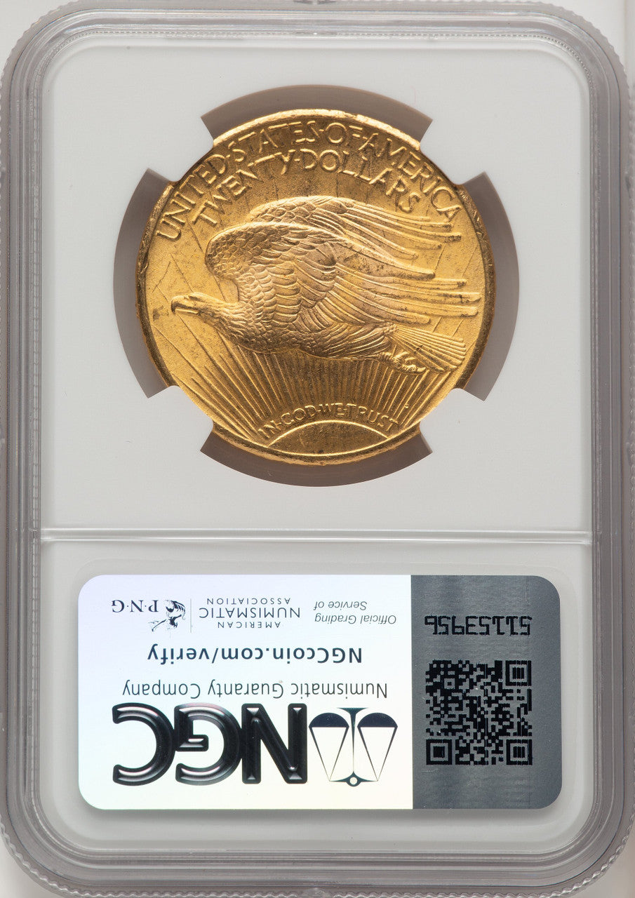 1924 $20 Saint CAC Saint-Gaudens Double Eagle NGC MS66+ (520180011)