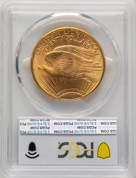 1911-D $20 Saint-Gaudens Double Eagle PCGS MS66