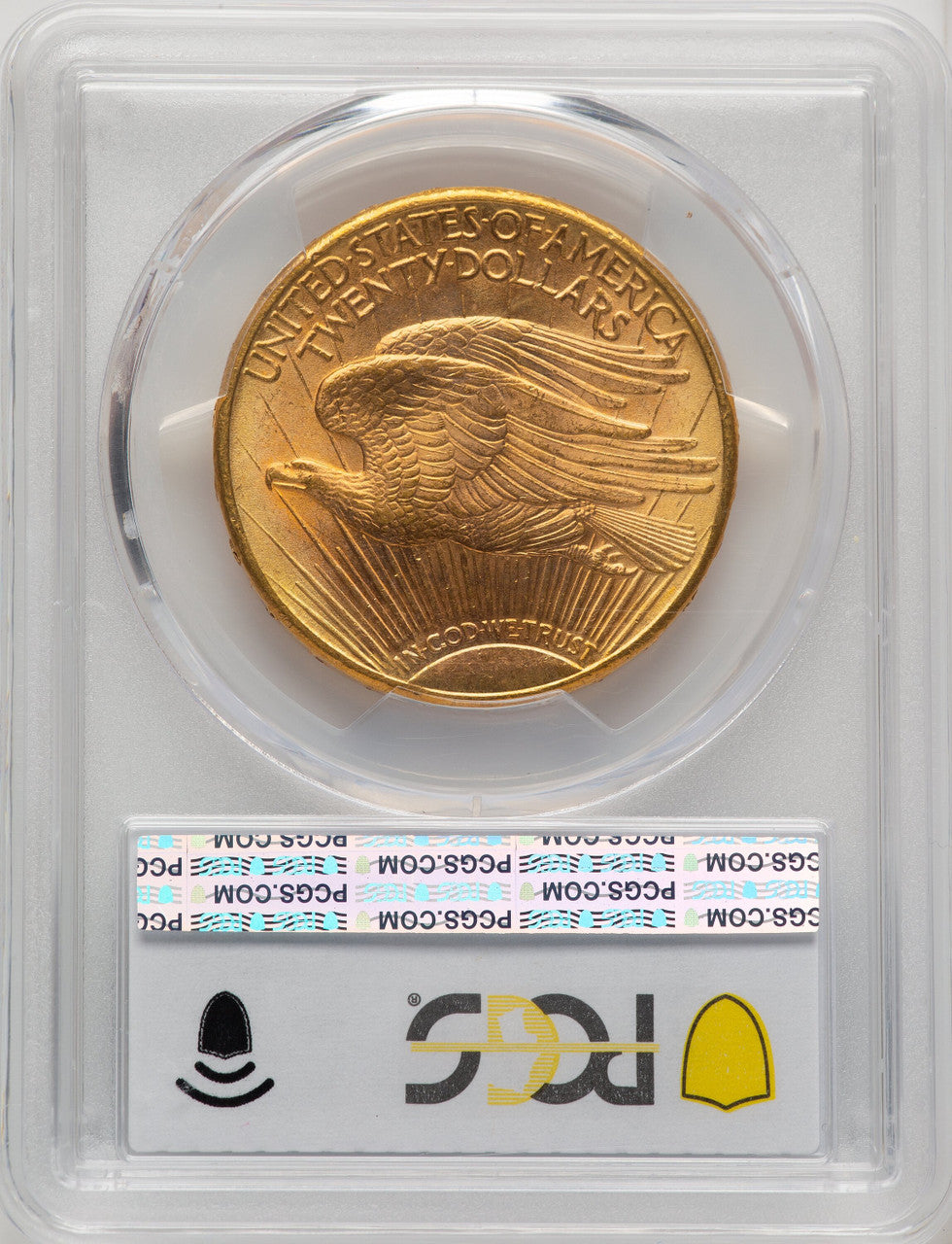 1911-D $20 Saint-Gaudens Double Eagle PCGS MS66
