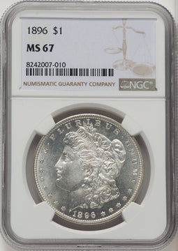 1896 Morgan Dollar NGC MS67 (771390011)