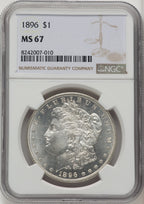 1896 Morgan Dollar NGC MS67 (771390011)