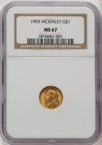1903 G$1 MCKIN Commemorative Gold NGC MS67 (773879038)