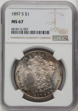 1897-S Morgan Dollar NGC MS67