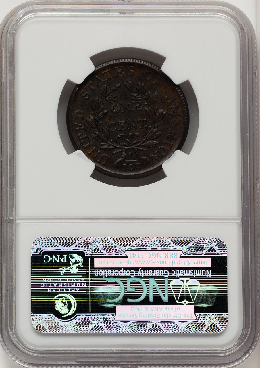 1807/6 1C S-273 Large Cent NGC MS62