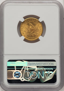 1901-S $5 Brown Label Liberty Half Eagle NGC MS65 (773428002)