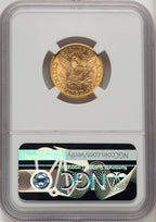 1901-S $5 Brown Label Liberty Half Eagle NGC MS65 (773428005)