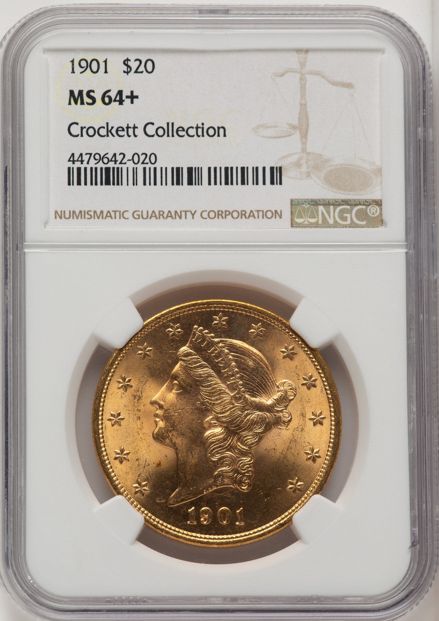 1901 $20 Liberty Double Eagle NGC MS64+ (506895050)