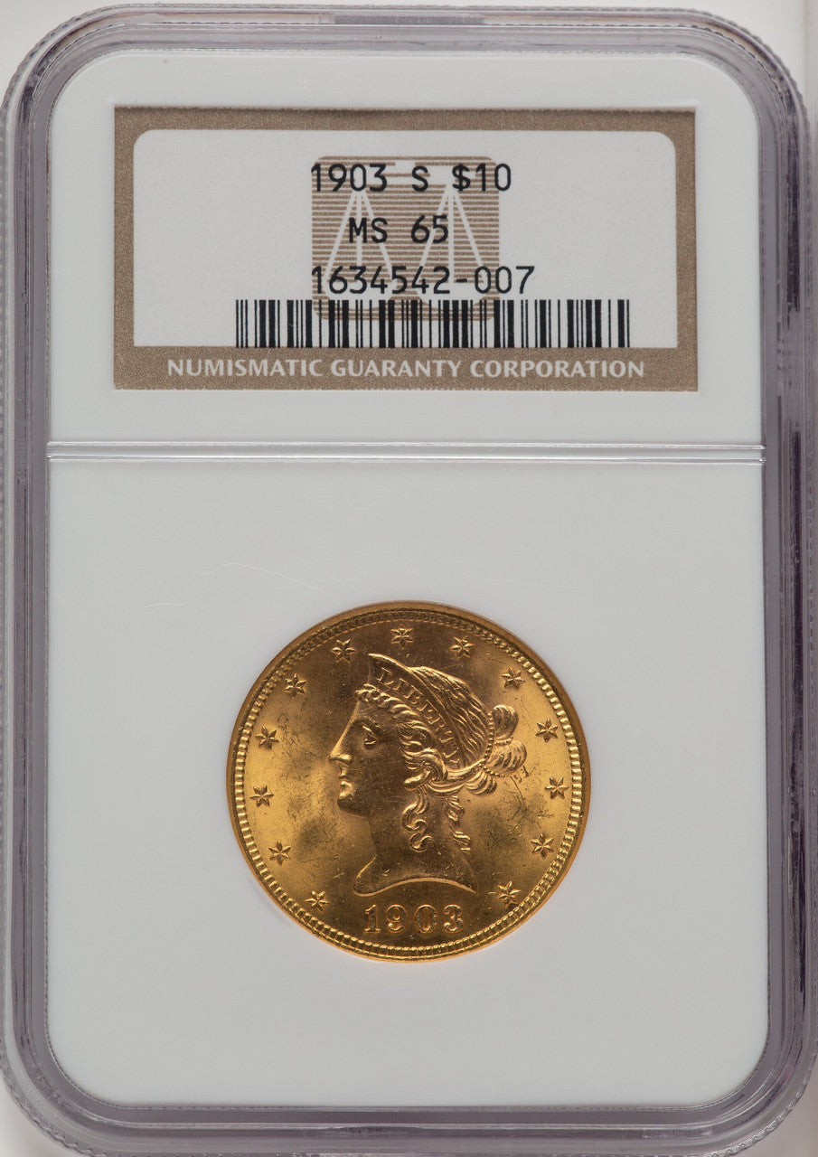1903-S $10 Liberty Eagle NGC MS65