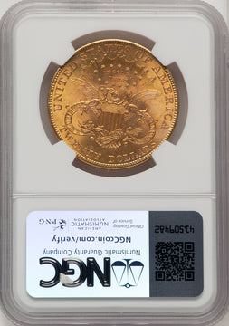 1901 $20 Liberty Double Eagle NGC MS64+