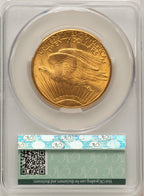 1915-S $20 Saint-Gaudens Double Eagle CACG MS63