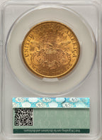 1896 $20 Liberty Double Eagle CACG MS62 (171425318)
