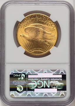 1924 $20 Saint CAC Brown Label Saint-Gaudens Double Eagle NGC MS64 (773438006)