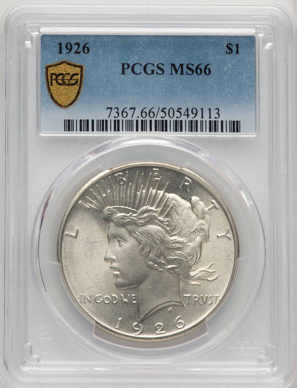 1926 Peace Dollar PCGS MS66 (519989026)