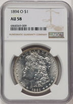 1894-O Morgan Dollar NGC AU58