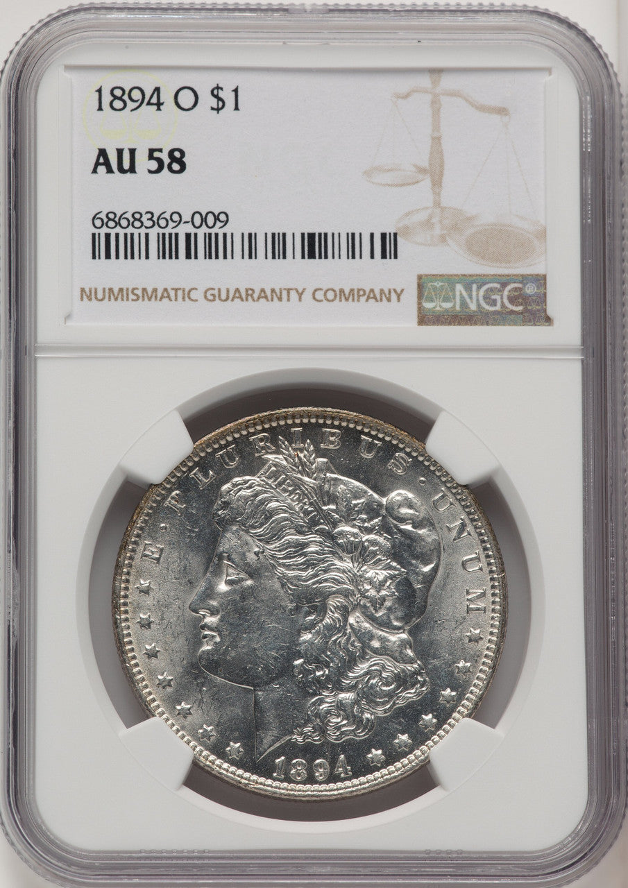 1894-O Morgan Dollar NGC AU58