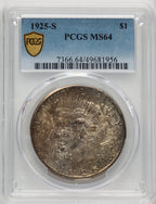 1925-S Peace Dollar PCGS MS64