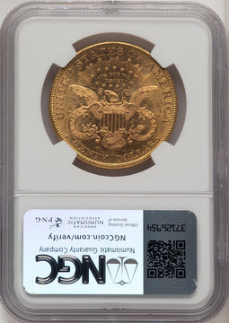 1879 $20 Liberty Double Eagle NGC MS62