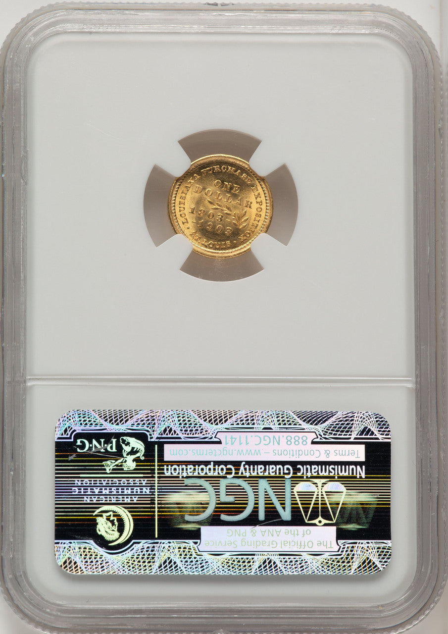 1903 G$1 MCKIN Commemorative Gold NGC MS62