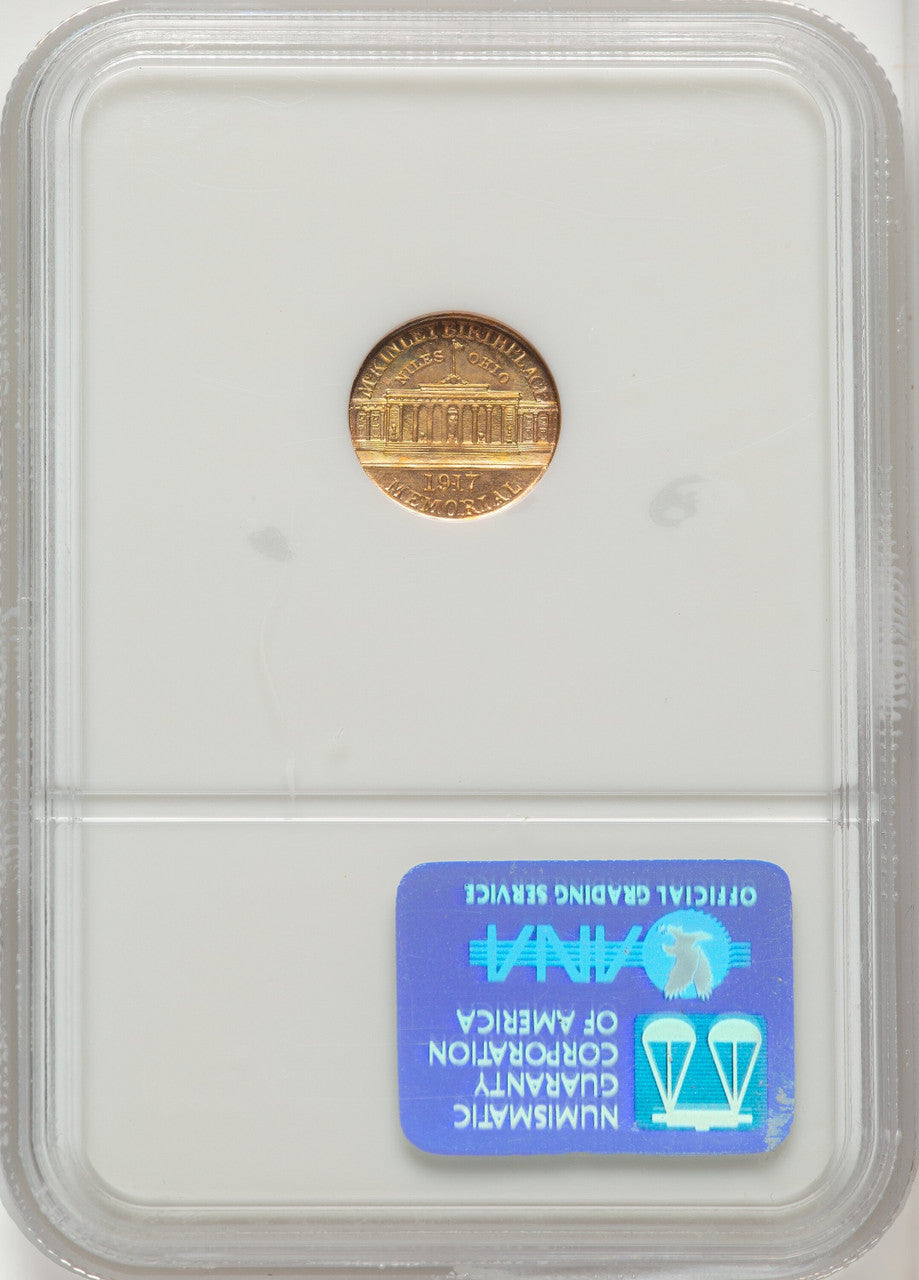1917 G$1 McKinley Commemorative Gold NGC MS65 (773879044)