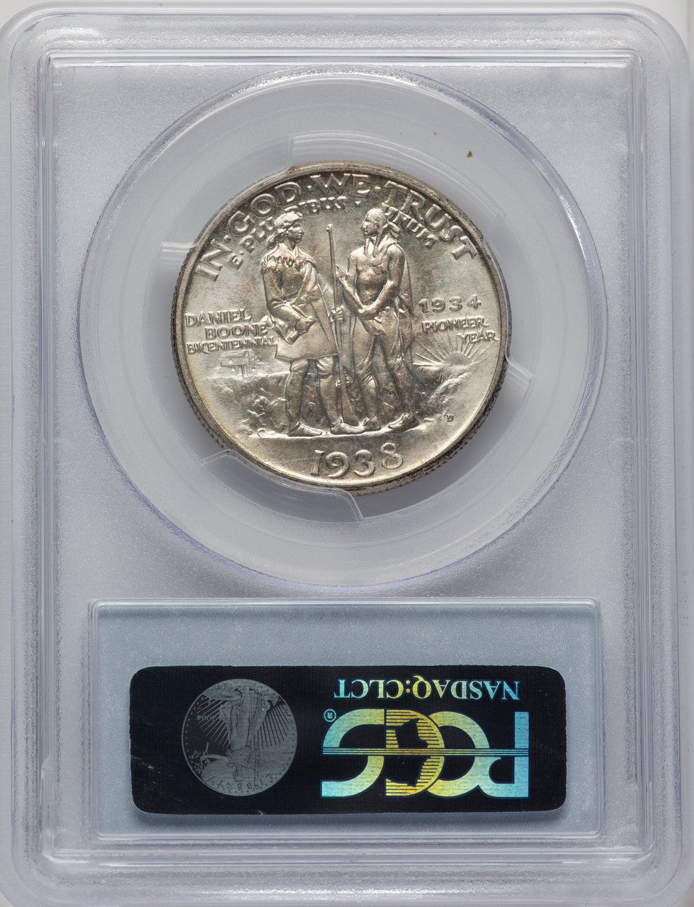 1938-D 50C Boone Commemorative Silver PCGS MS67