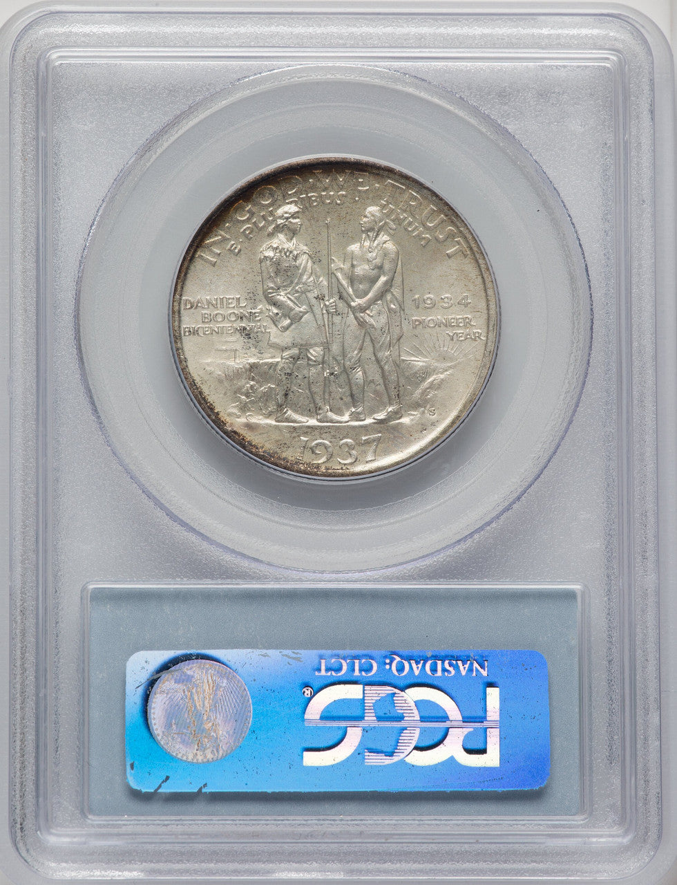 1937-S 50C Boone CAC Commemorative Silver PCGS MS67 (773879003)