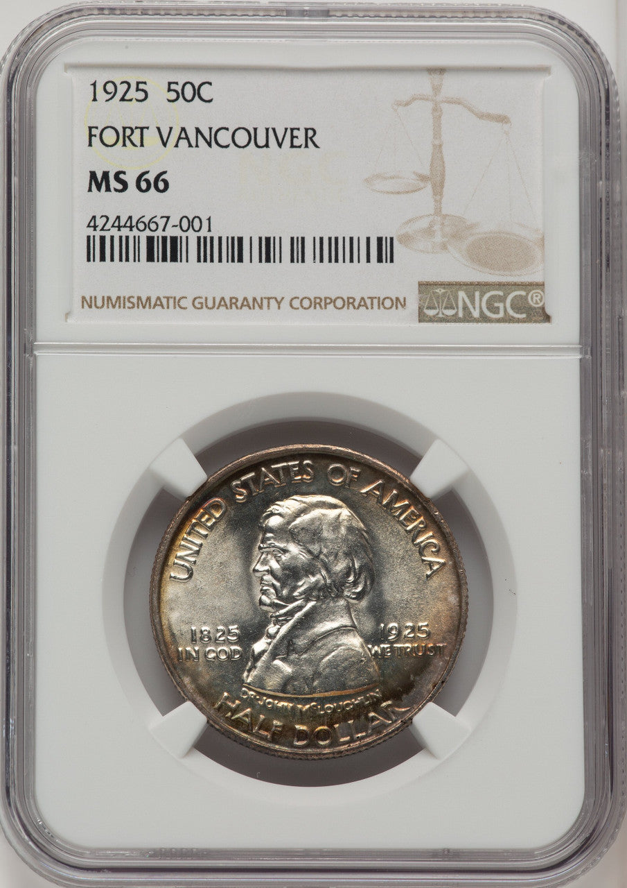 1925 50C Vancouver Commemorative Silver NGC MS66 (773879032)