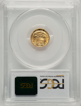 1922 G$1 Grant No Star Commemorative Gold PCGS MS66 (773879046)